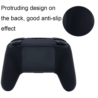 For Nintendo Switch Pro Game Handle Soft Shock Absorbing Silicone Protective Sleeve(Bronze) - Cases by buy2fix | Online Shopping UK | buy2fix