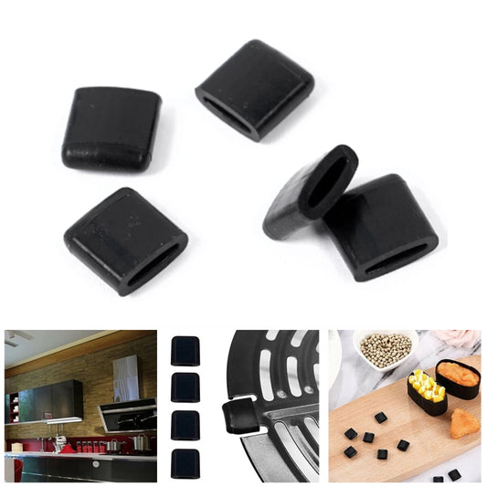 8pcs Air Fryer Rubber Bumpers Air Fryer Tray Rubber Replace Parts Accessories - Baking mat & Bakewares by buy2fix | Online Shopping UK | buy2fix