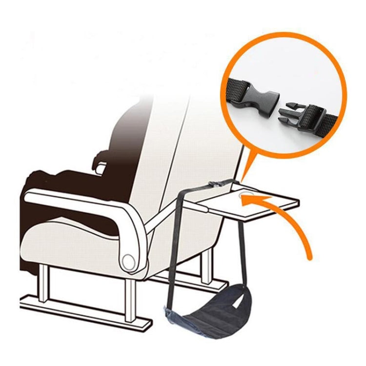 Travel Foot Rest Hammock Office Leisure Pedal, Color: Black White Stripe All-in-one - Hammocks by buy2fix | Online Shopping UK | buy2fix