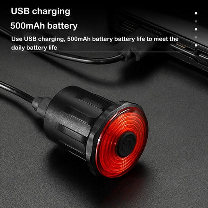 WEST BIKING Bicycle USB Charging Smart Brake Sensor Warning Tail Light(Cushion) - Taillights by WEST BIKING | Online Shopping UK | buy2fix