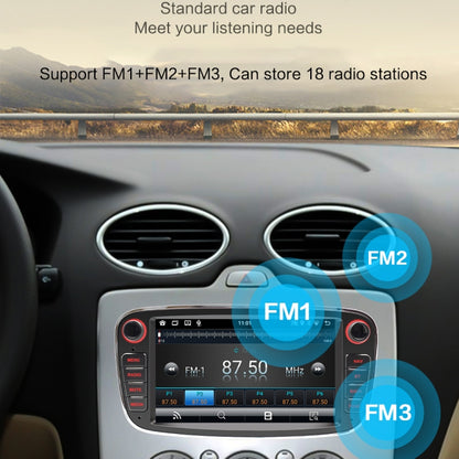 For Ford Focus 7 Inch HD Android Navigation Bluetooth RDS Radio, Size: 2+64G(Silver) - Car MP3 & MP4 & MP5 by buy2fix | Online Shopping UK | buy2fix