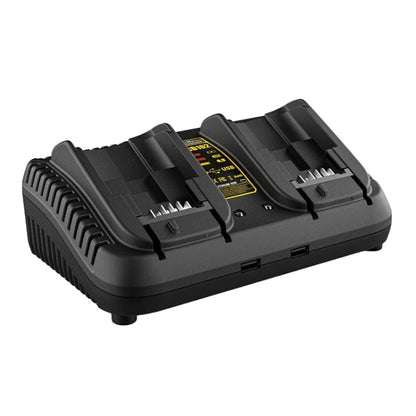 DCB102 For DeWalt 10.8V-20V Lithium Battery Dual Charger, Plug: AU - Electric Saws & Accessories by buy2fix | Online Shopping UK | buy2fix
