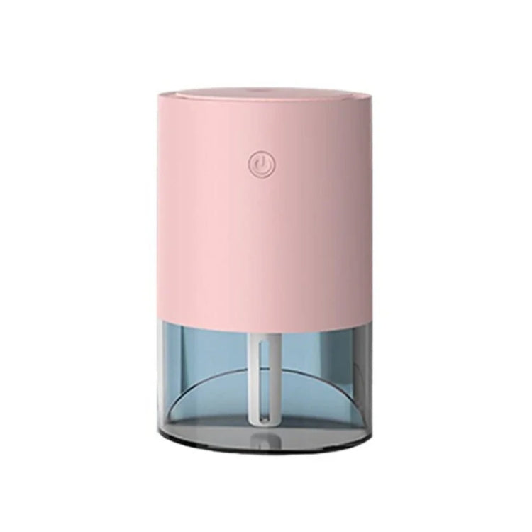 350ml Ultrasonic Air Humidifier Mini Angle Adjustment Car Air Purifier, Spec: 800 mAh Pink - Air Purifiers & Accessories by buy2fix | Online Shopping UK | buy2fix