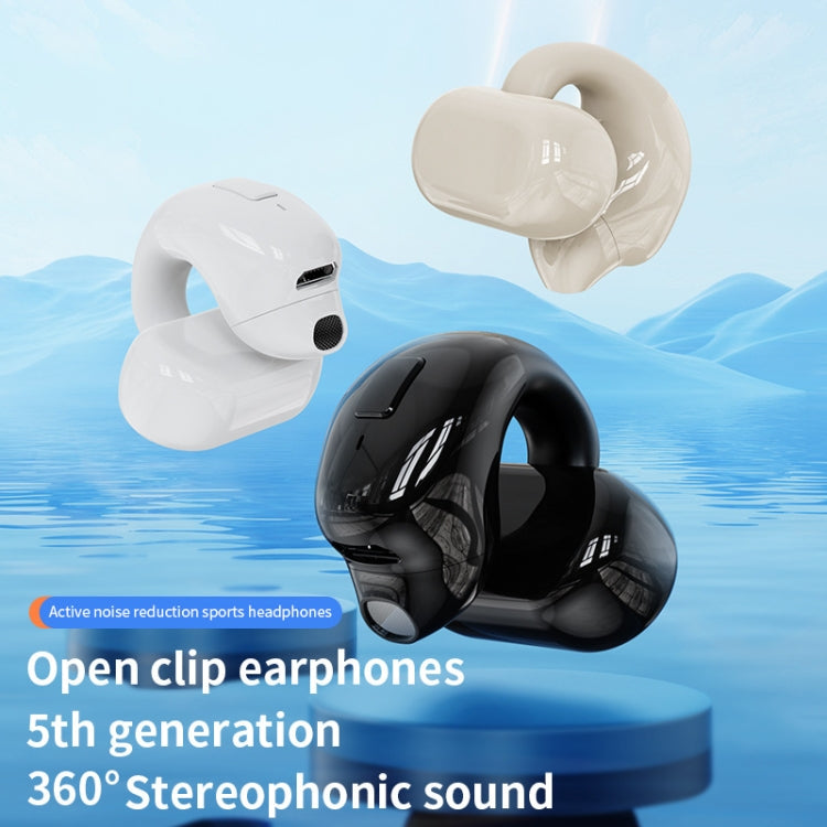 Clip-On Single Ear Bluetooth Earphone Wireless Earphone For Sports And Gaming, Packing: Box(Black) - Bluetooth Earphone by buy2fix | Online Shopping UK | buy2fix