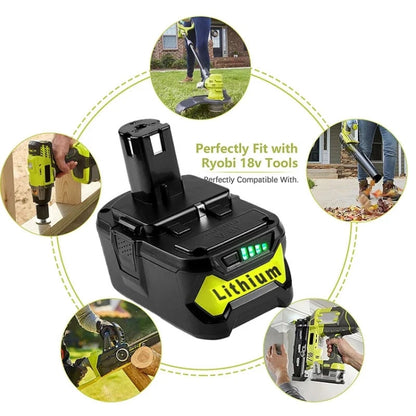 2000mAh 18V Lithium Battery for Power Drill, For RYOBI P108 / BPL-1815 / BPL-1820G / P102 / P103 - Electric Saws & Accessories by buy2fix | Online Shopping UK | buy2fix