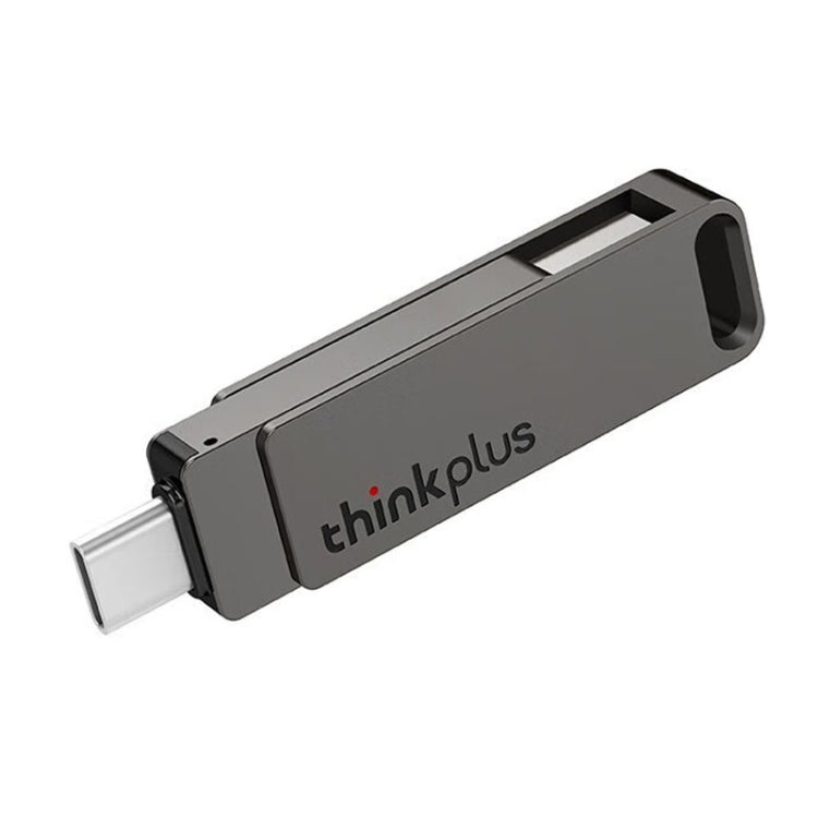 Lenovo Thinkplus MU110 USB3.2+Type-C Dual Interface Rotation Flash Drive, Size: 512GB(Grey) - USB Flash Drives by Lenovo | Online Shopping UK | buy2fix