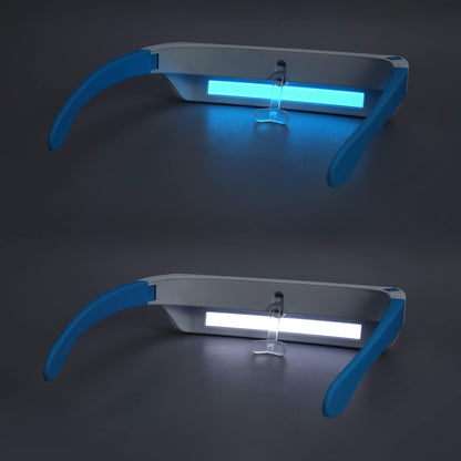 SAD Light Therapy Glasses Wearable UV-Free Blue & White LED Light Therapy Lamp Japanese Version - Others by buy2fix | Online Shopping UK | buy2fix