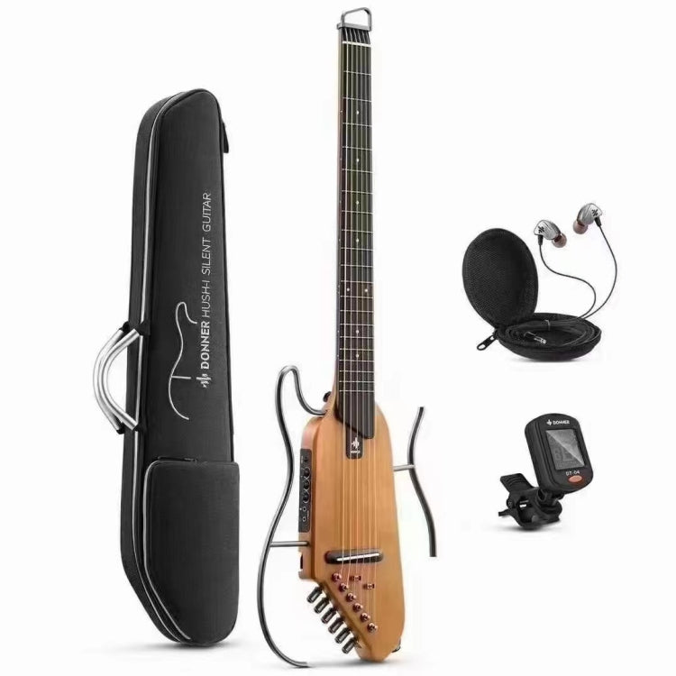 DONNER Smart Headless Silent Guitar Travel Portable Detachable Acoustic Guitar, Style: Mahogany - Stringed Instruments by DONNER | Online Shopping UK | buy2fix