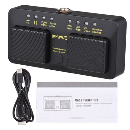 M-VAVE CUBE TURNER PRO Electric Guitar Effect Loop Bluetooth Spectrometer Controller - Guitar Tuner by M-VAVE | Online Shopping UK | buy2fix