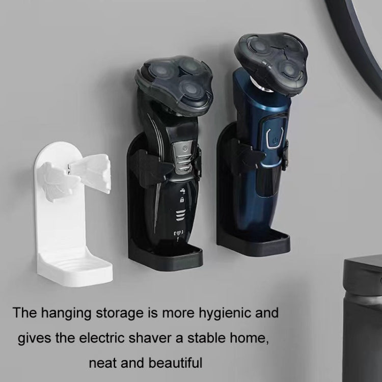 Electric Shaver Punch-free Wall-mounted Bracket Storage Rack Base(Black) - Shelf & Hooks by buy2fix | Online Shopping UK | buy2fix