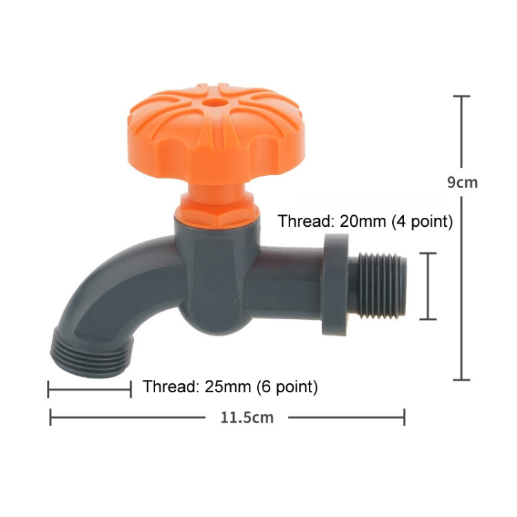 Outdoor Garden Connector Courtyard Valve Switch Faucet, Specification: With 6 Point Pacifier - Watering & Irrigation by buy2fix | Online Shopping UK | buy2fix