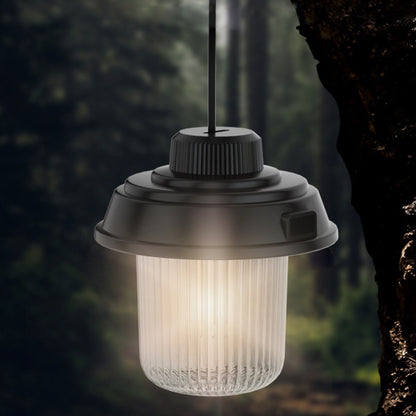 Outdoor LED Camping Light Canopy Hanging Lamp Portable Camping Tent Lights, Style: Charging Model Black - Camping Lighting by buy2fix | Online Shopping UK | buy2fix