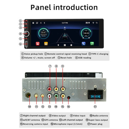 Car Universal Radio Wireless Bluetooth Hands-Free Android Navigation, Memory: 2+64G - Car MP3 & MP4 & MP5 by buy2fix | Online Shopping UK | buy2fix