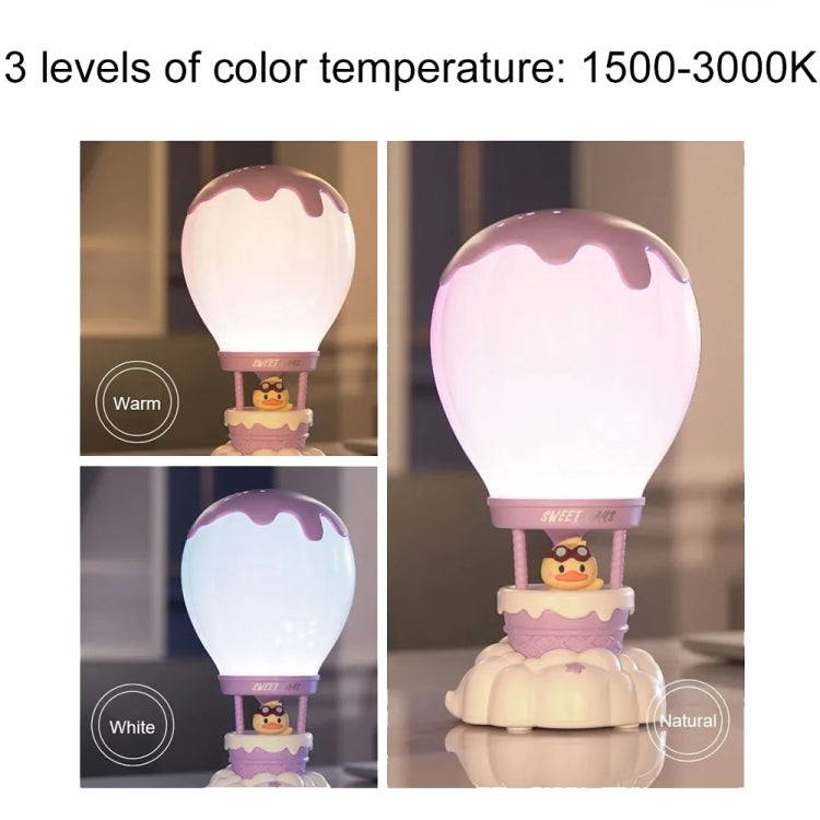 Cartoon Balloon Shape USB Charging Eye Protection LED Night Light Bedroom Reading Table Lamp, Color: Pink - Bedside Light by buy2fix | Online Shopping UK | buy2fix