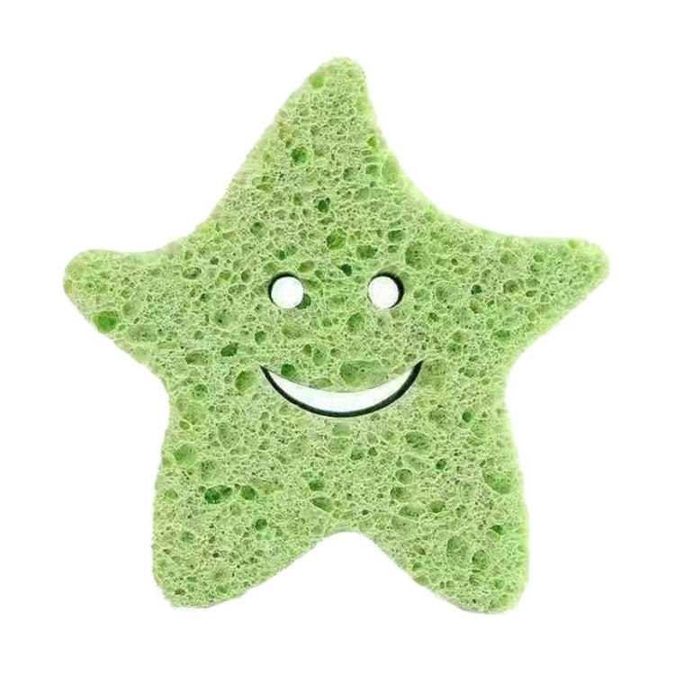 Baby Bathing Wood Pulp Sponge Cute Cartoon Soft Bath Sponge Bath Scrubber, Model: Little Star - Bath Brushes & Sponges by buy2fix | Online Shopping UK | buy2fix