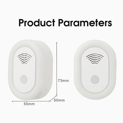 Adjustable Night Light Ultrasonic Mosquito Repeller Mini Home Electronic Mouse Repeller, Spec: US Plug(White) - Repellents by buy2fix | Online Shopping UK | buy2fix