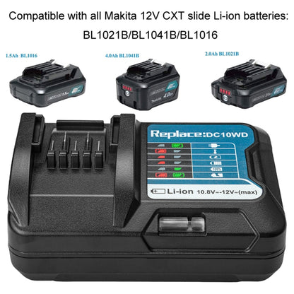 For MAKBL1013 10.8V~12V Lithium Battery Charger, Specification: UK Plug - Electric Saws & Accessories by buy2fix | Online Shopping UK | buy2fix