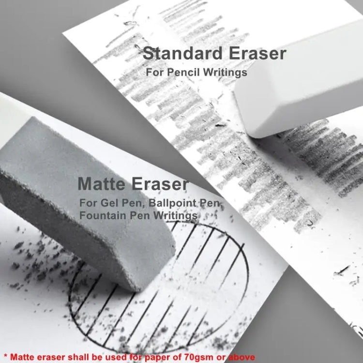 Deli 71115 Semi-frosted Pen Eraser Erasable Pencil Neutralizer Pen - Eraser & Correction Tape by Deli | Online Shopping UK | buy2fix