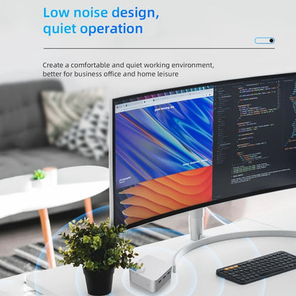 T8Plus Alder Lake-N100 4K Dual Band WIFI Bluetooth Office Game Portable Mini PC, Spec: 8G 128G US Plug - Windows Mini PCs by buy2fix | Online Shopping UK | buy2fix