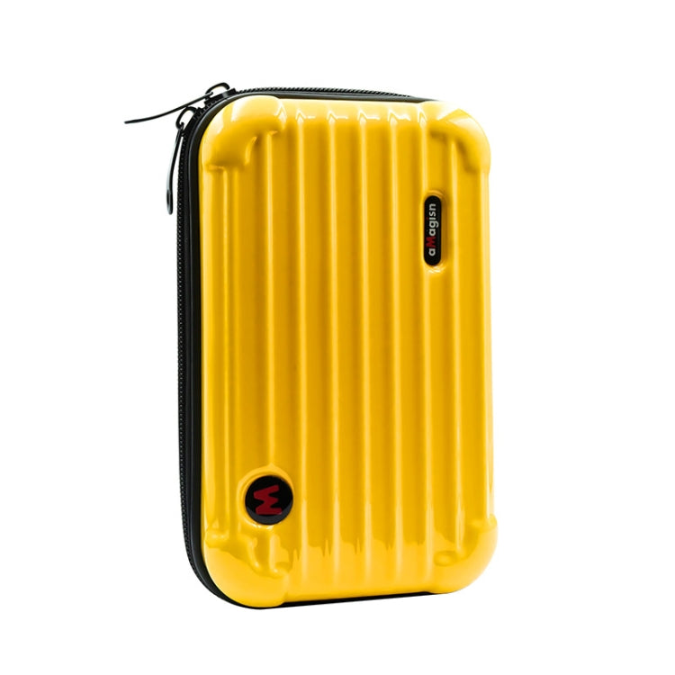 For DJI Osmo Action 4 / 3 aMagisn Small Organizer Bag Sports Camera Protective Accessories(Yellow) - Case & Bags by aMagisn | Online Shopping UK | buy2fix