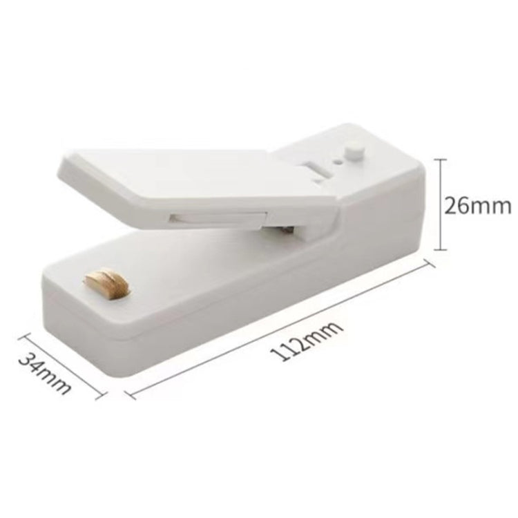 USB Charging Mini Magnetic Sealing Machine Portable Sealing Clip Food Moisture-proof Sealer(White) - Preservation Supplies by buy2fix | Online Shopping UK | buy2fix