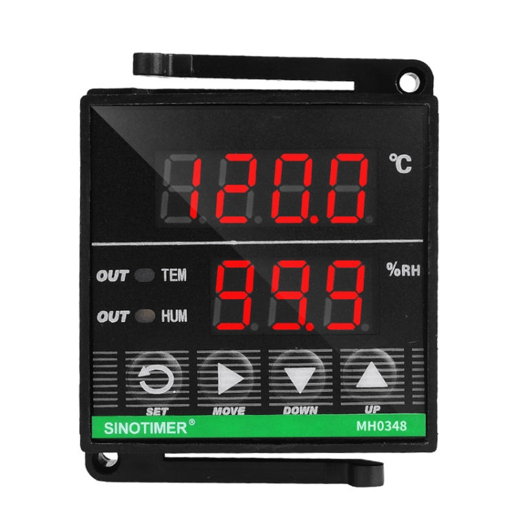 SINOTIMER MH0348 Intelligent High Precision Temperature Humidity Controller Digital Display Temperature And Humidity Meter - Thermostat & Thermometer by SINOTIMER | Online Shopping UK | buy2fix