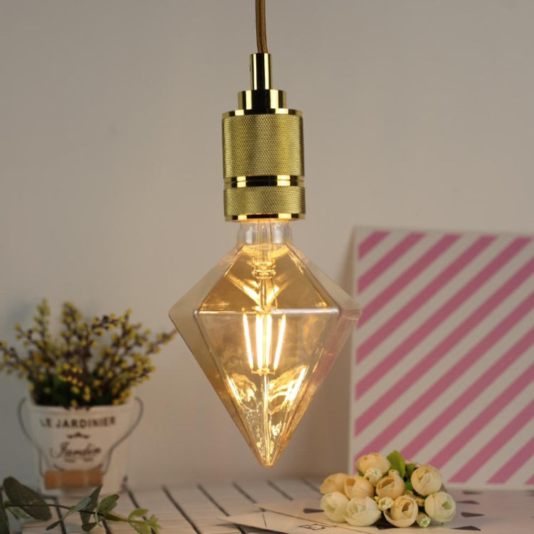 E27 Screw Port LED Vintage Light Shaped Decorative Illumination Bulb, Style: Strawberry Gold(220V 4W 2700K) - LED Blubs & Tubes by buy2fix | Online Shopping UK | buy2fix