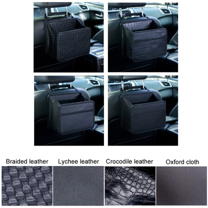 Car Hanging Garbage Bag Multifunctional Folding Storage Box, Model: H613 Litchi Pattern - Stowing Tidying by buy2fix | Online Shopping UK | buy2fix