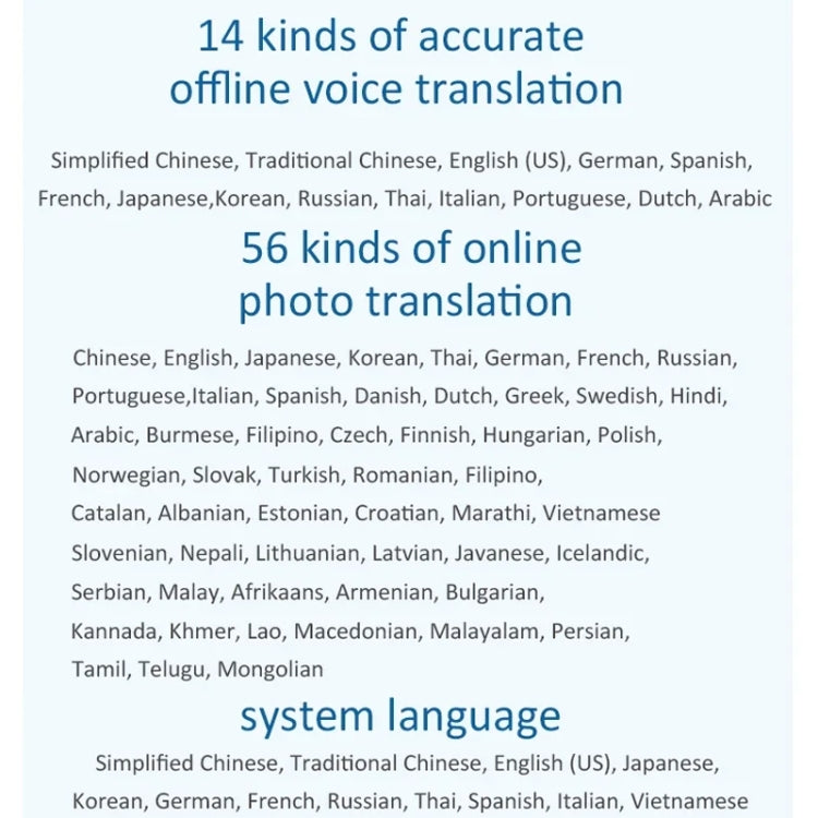 Hishell P40 Smart Translator 135 Languages Voice Intelligent Online Translation Machine Offline Multilanguage Speech Translate(Black) -  by Hishell | Online Shopping UK | buy2fix