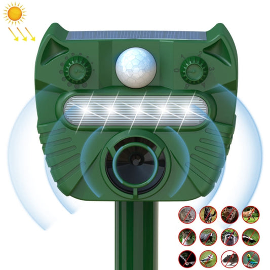 Outdoor Solar Animal Driving Device Ultrasonic Waterproof Infrared Sensor - Outdoor Insect Repellent by buy2fix | Online Shopping UK | buy2fix