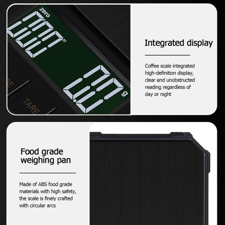 Charging Model 2kg/0.1g Portable Toolbox Digital Scale Jewelry Weighing Tool with Timing - Jewelry Scales by buy2fix | Online Shopping UK | buy2fix