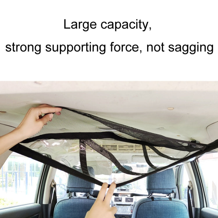 SUV Ceiling Storage Net Car Roof Mesh Storage Bag Suitable For 3-handle Models, Specification: Extra Large Size - Stowing Tidying by buy2fix | Online Shopping UK | buy2fix