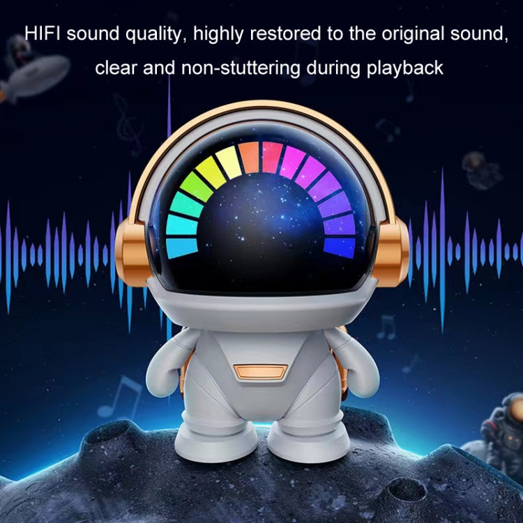 Mini Astronaut Portable Smart Subwoofer Bluetooth Speaker, Color: Platinum - Mini Speaker by buy2fix | Online Shopping UK | buy2fix