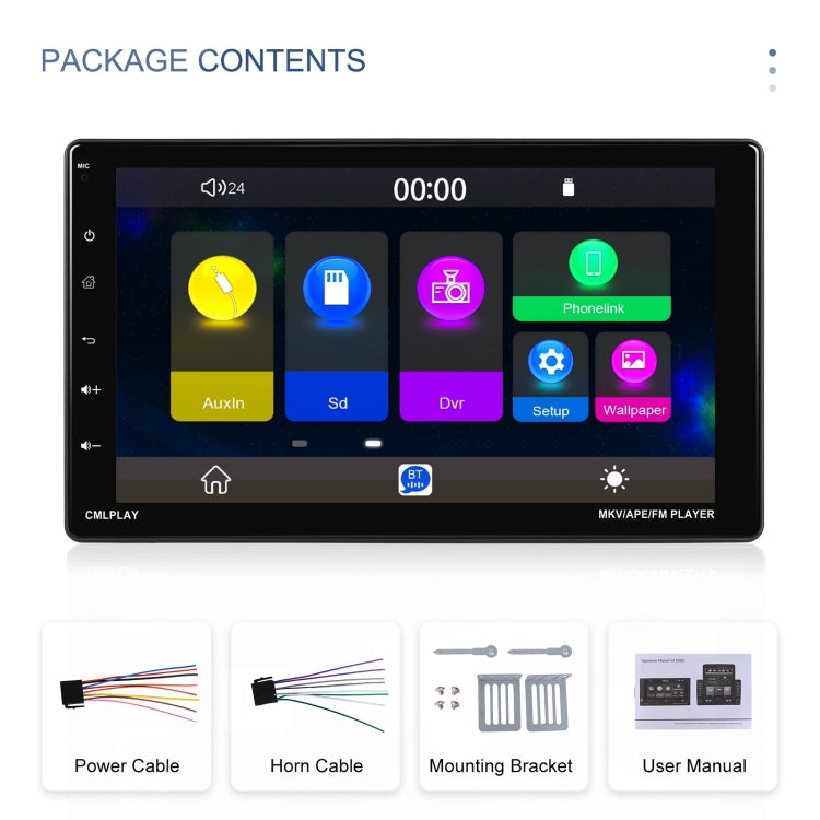 9 Inch Disassembly Screen MP5 Player Android Wireless CarPlay Reversing Image Integrated Machine(Standard) - Car MP3 & MP4 & MP5 by buy2fix | Online Shopping UK | buy2fix