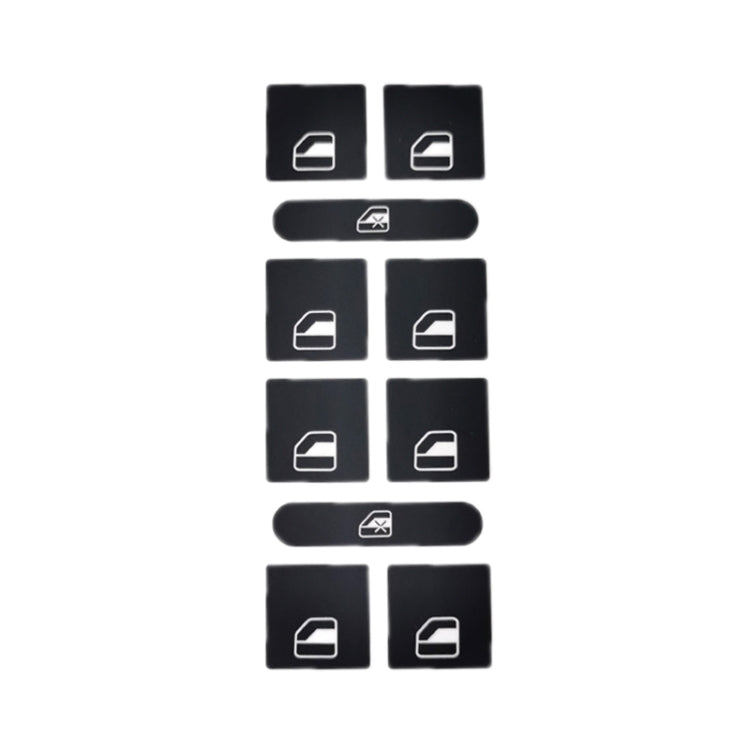 For 2005-2010 Volkswagen Touareg/Passat Steering Wheel Window AC Switch Button Repair Sticker(8pcs /Set) - Decorative Sticker by buy2fix | Online Shopping UK | buy2fix