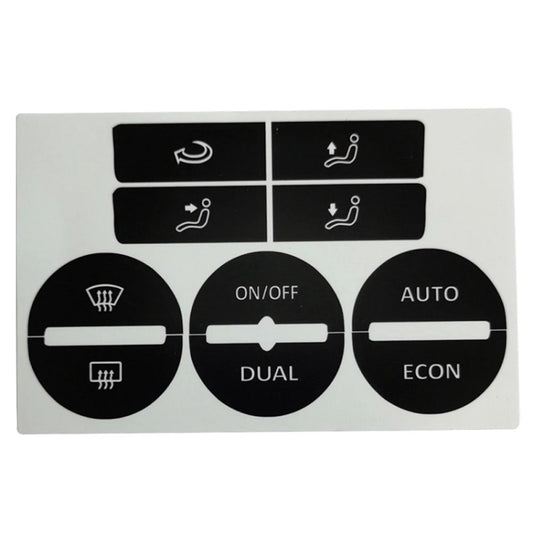 For Volkswagen GOLF MK5/Passat Air Conditioning Central Control Button Repair Patch - Decorative Sticker by buy2fix | Online Shopping UK | buy2fix