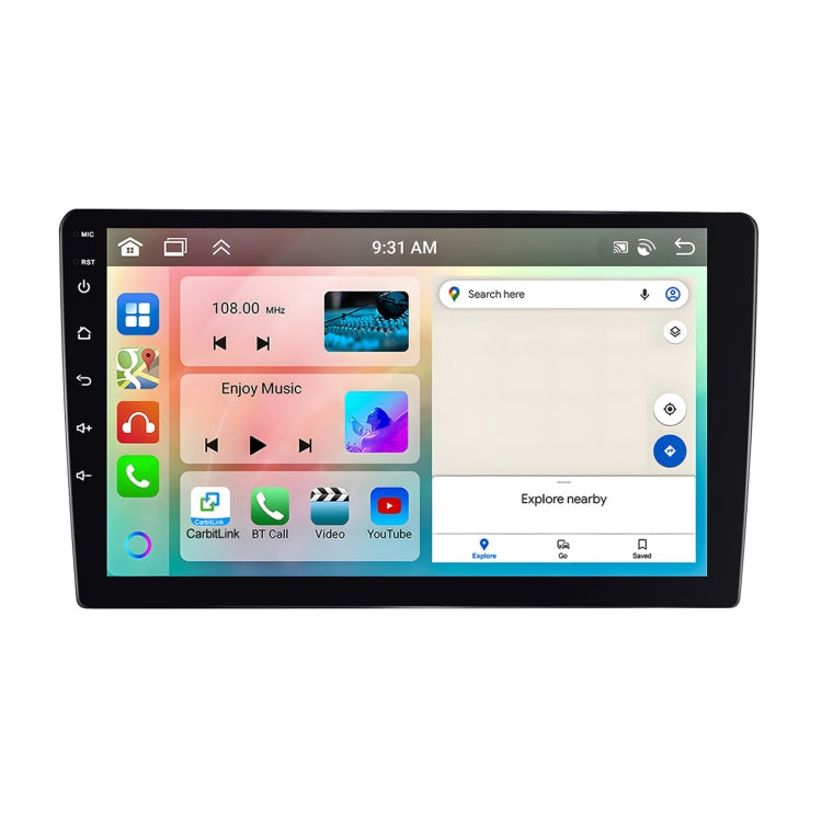 9 inch 6+128G Android Universal HD Large Screen Car Bluetooth Player Android GPS Navigation Integrated Machine(Standard) - Car MP3 & MP4 & MP5 by buy2fix | Online Shopping UK | buy2fix