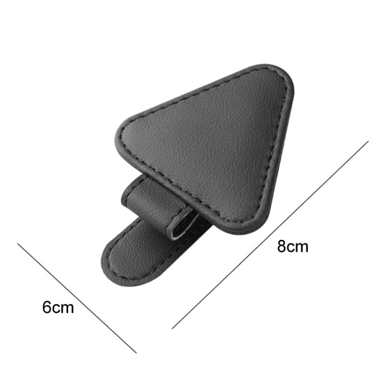 Car Eyeglasses Storage Clip Automobile Sun Visor Sunglasses Carrying Holder(Black) - Sunglasses & Glasses Clips by buy2fix | Online Shopping UK | buy2fix