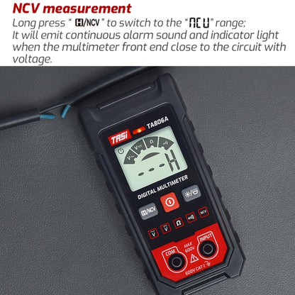 TASI TA806A Fully Automatic Universal Table Home Portable Automatic Recognition Universal Table - Current & Voltage Tester by TASI | Online Shopping UK | buy2fix