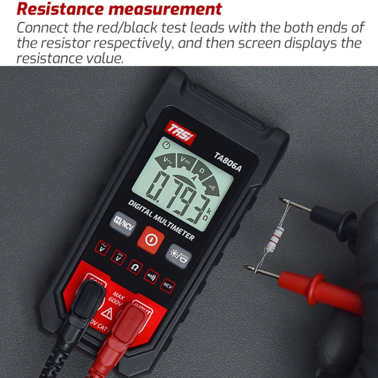 TASI TA806A Fully Automatic Universal Table Home Portable Automatic Recognition Universal Table - Current & Voltage Tester by TASI | Online Shopping UK | buy2fix