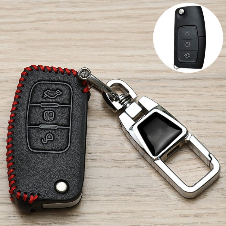 For Ford Car Key Cover Keychain Anti-lost Number Plate, Style: C - Car Key Cases by buy2fix | Online Shopping UK | buy2fix