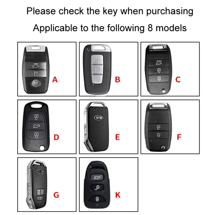 For Kia Car Key Cover Multifunctional Keychain Anti-lost Number Plate, Style: K - Car Key Cases by buy2fix | Online Shopping UK | buy2fix