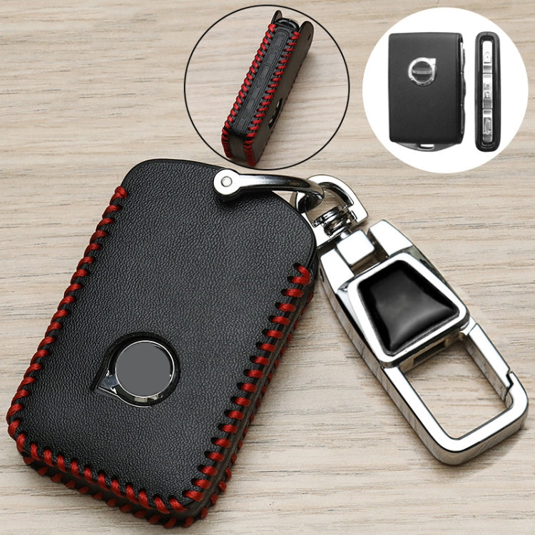 For Volvo Car Key Cover Multifunctional Keychain Anti-lost Number Plate(A) - Car Key Cases by buy2fix | Online Shopping UK | buy2fix