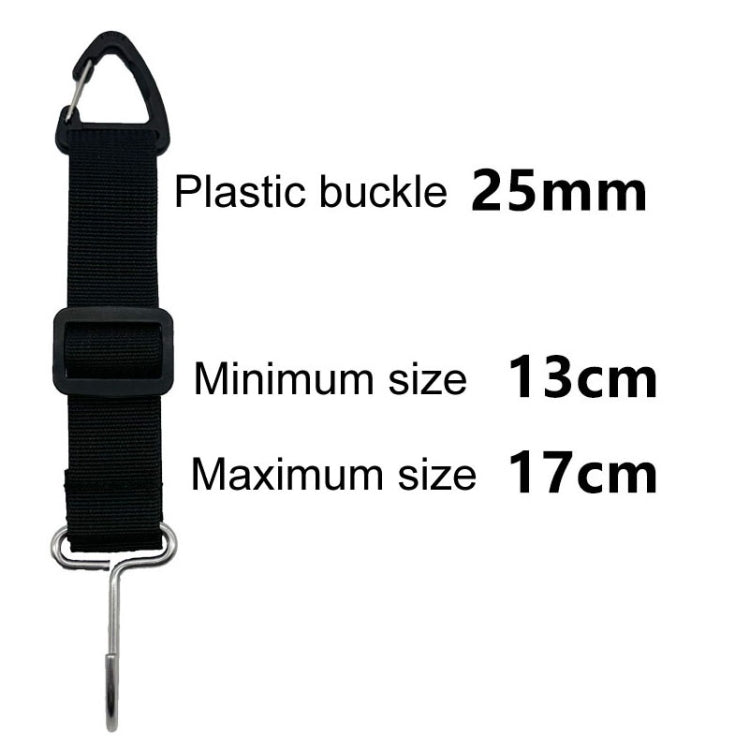 A62 Automobile Stroller Storage Hooks Car Multifunctional Seat Rear Hangers(Black) - Auto Fastener & Clips by buy2fix | Online Shopping UK | buy2fix