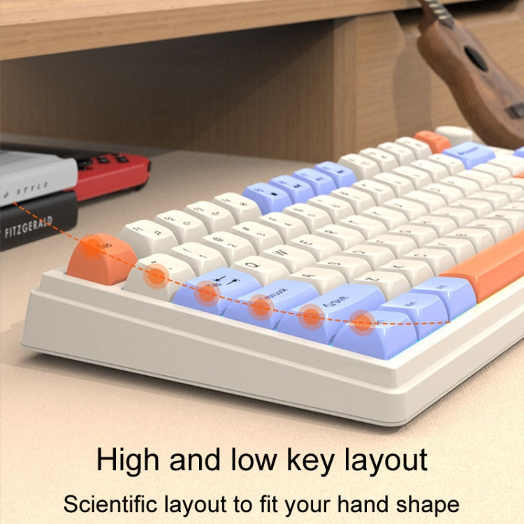 XUNSVFOX K81 Laptop Gaming Office Wired Illuminated Keyboard(Shimmer) - Wired Keyboard by XUNSVFOX | Online Shopping UK | buy2fix
