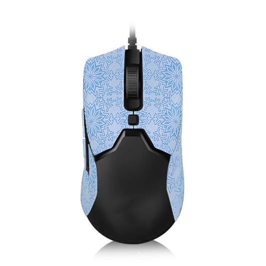 Snowflake Pattern Anti-slip Mouse Stickers For Razer Viper Mini Blue Half Surround - Silicone / Sticker by buy2fix | Online Shopping UK | buy2fix