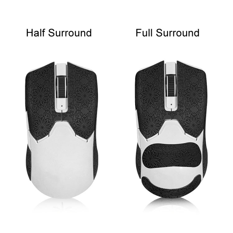 Snowflake Pattern Anti-slip Mouse Stickers For Razer Viper V2 Pro Black Half Surround - Silicone / Sticker by buy2fix | Online Shopping UK | buy2fix