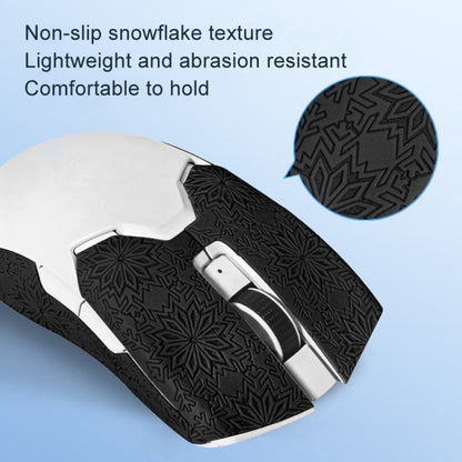 Snowflake Pattern Anti-slip Mouse Stickers For Razer Viper V2 Pro Blue Half Surround - Silicone / Sticker by buy2fix | Online Shopping UK | buy2fix