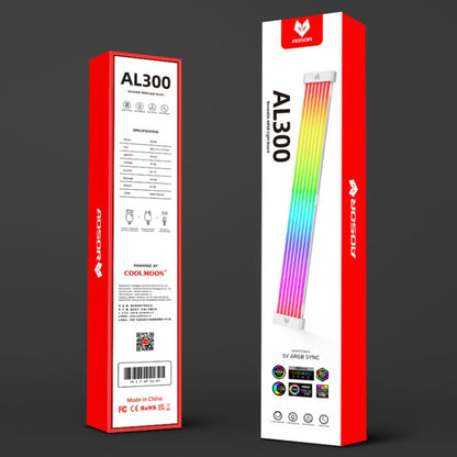 AOSOR AL300 Computer Glow Line ARGB Neon Cable Motherboard Chassis Light Strip Light Board Decoration(Black) - PCIE Cable by AOSOR | Online Shopping UK | buy2fix