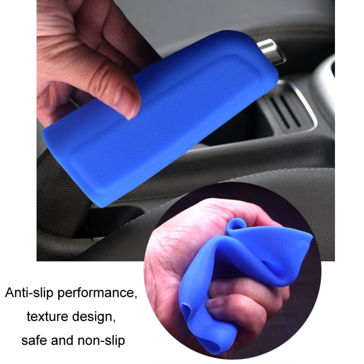 Automotive Silicone Manual Automatic Shift Lever Protective Cover, Size: Handbrake Beige - Shift Knob by buy2fix | Online Shopping UK | buy2fix